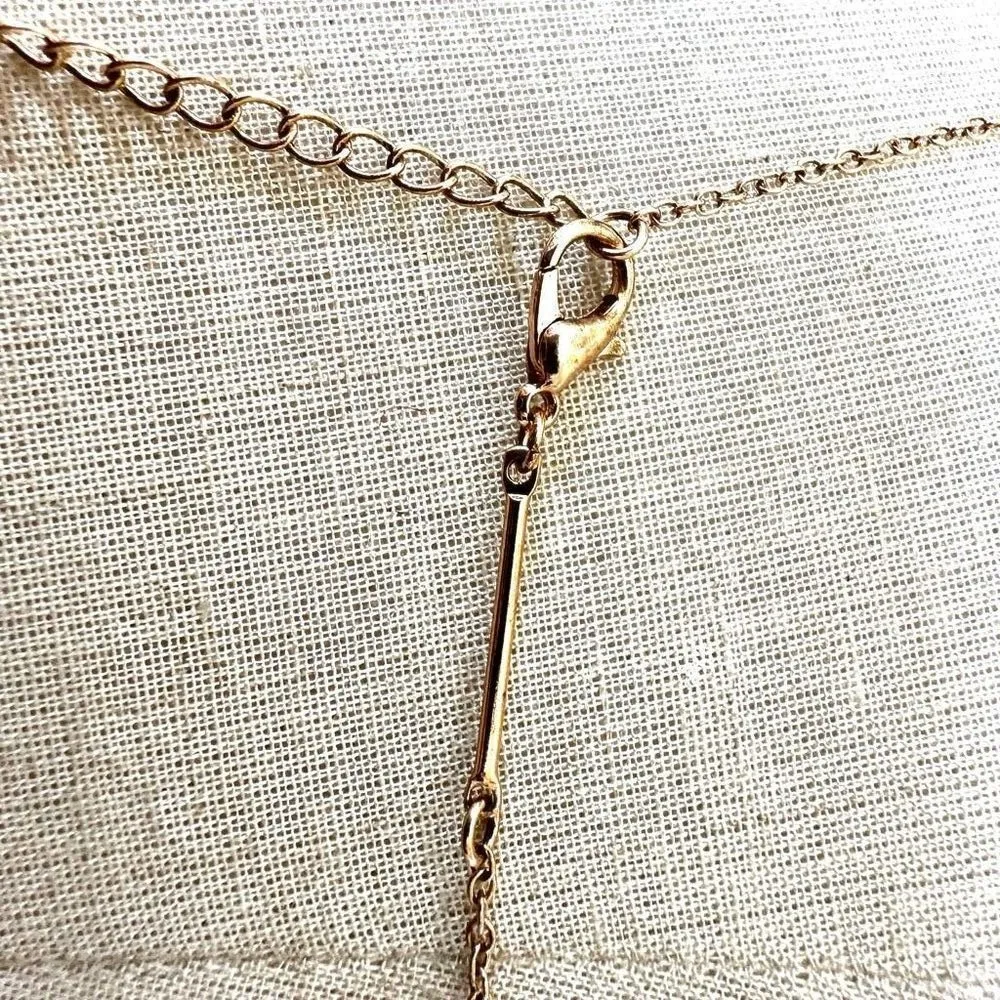 Gen 3 Jewels gold rose colored bar necklace Pink - Image 7