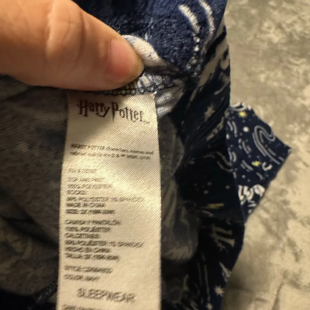 Warner Bros. Midnight Blue Harry Potter Fleece Sleepwear Bottoms Size 2X - Image 2