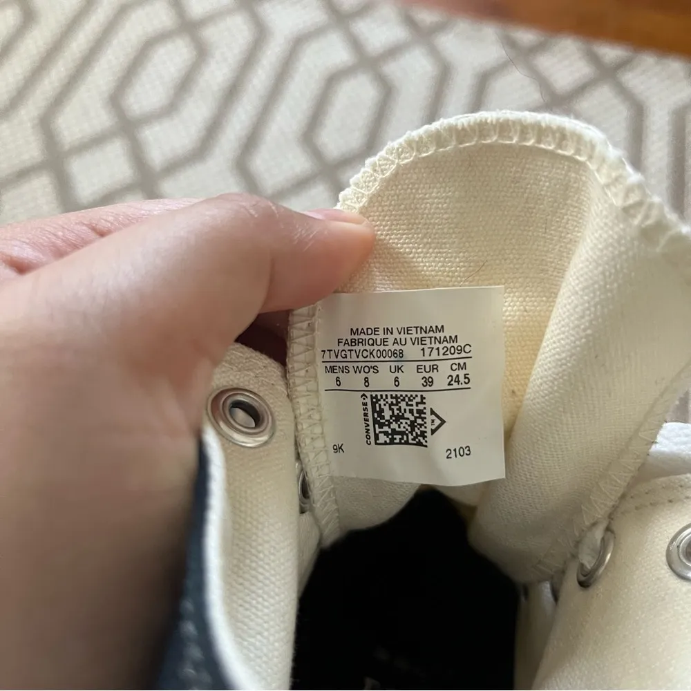 Converse custom chuck taylor all star lift platform canvas  black/ zebra - Image 3