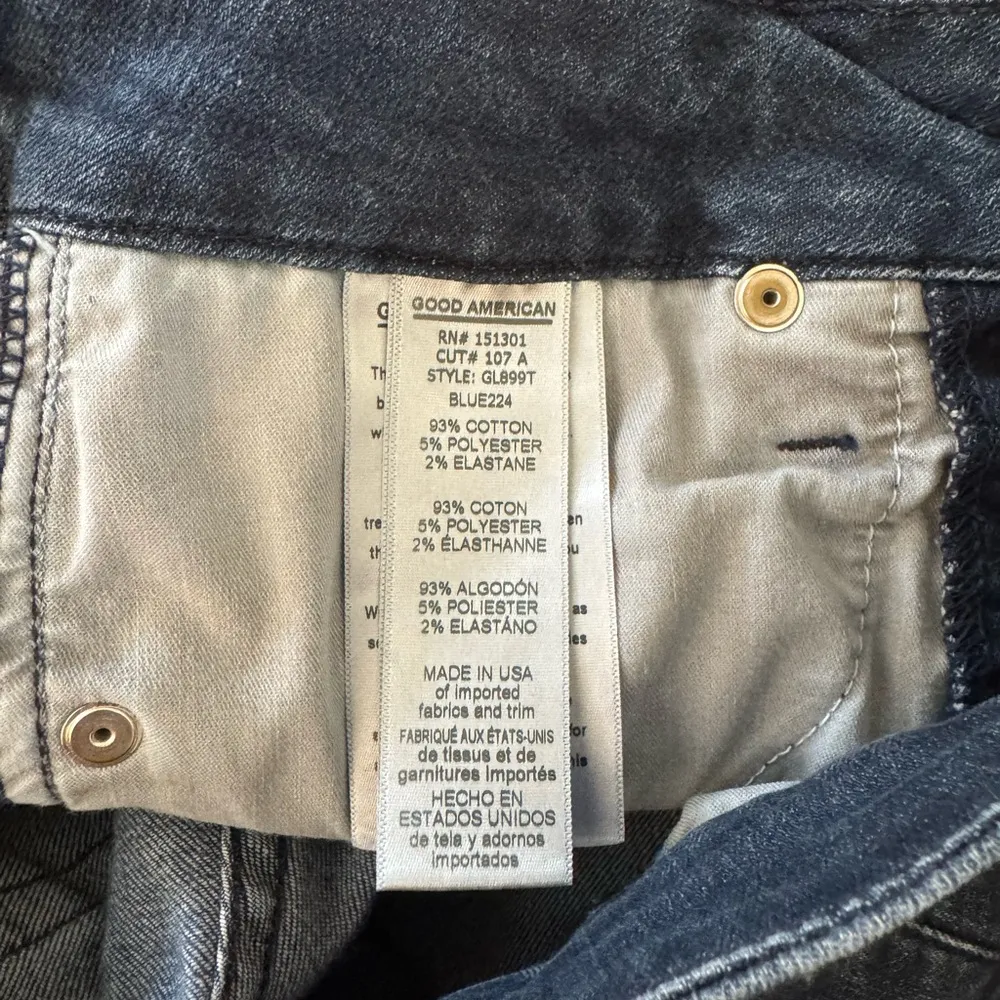 Women’s Good American good legs dark wash mid rise skinny jeans 4/27 - Image 6