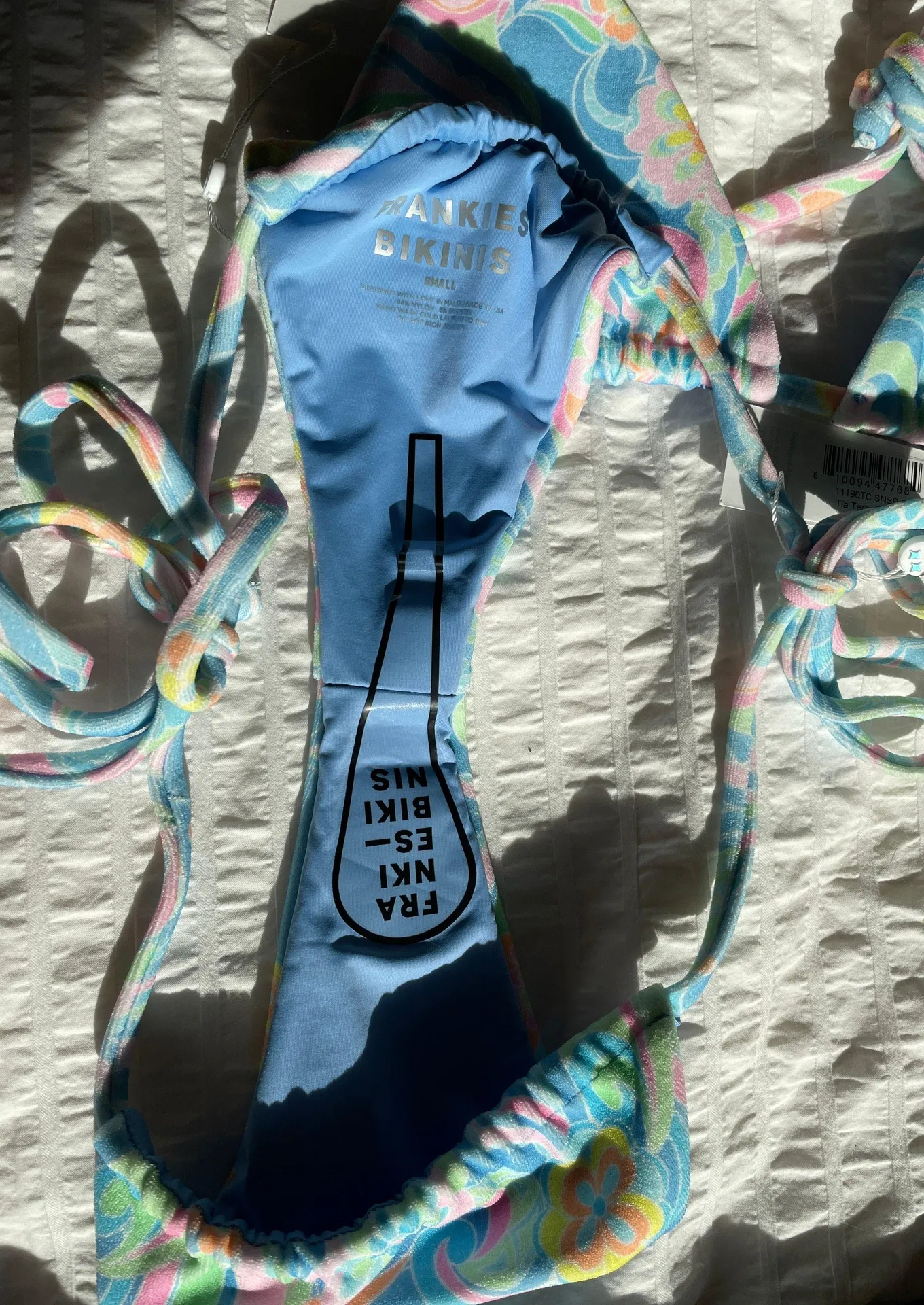 Frankie’s Bikinis Terry Cloth Bikini Set  - Image 2