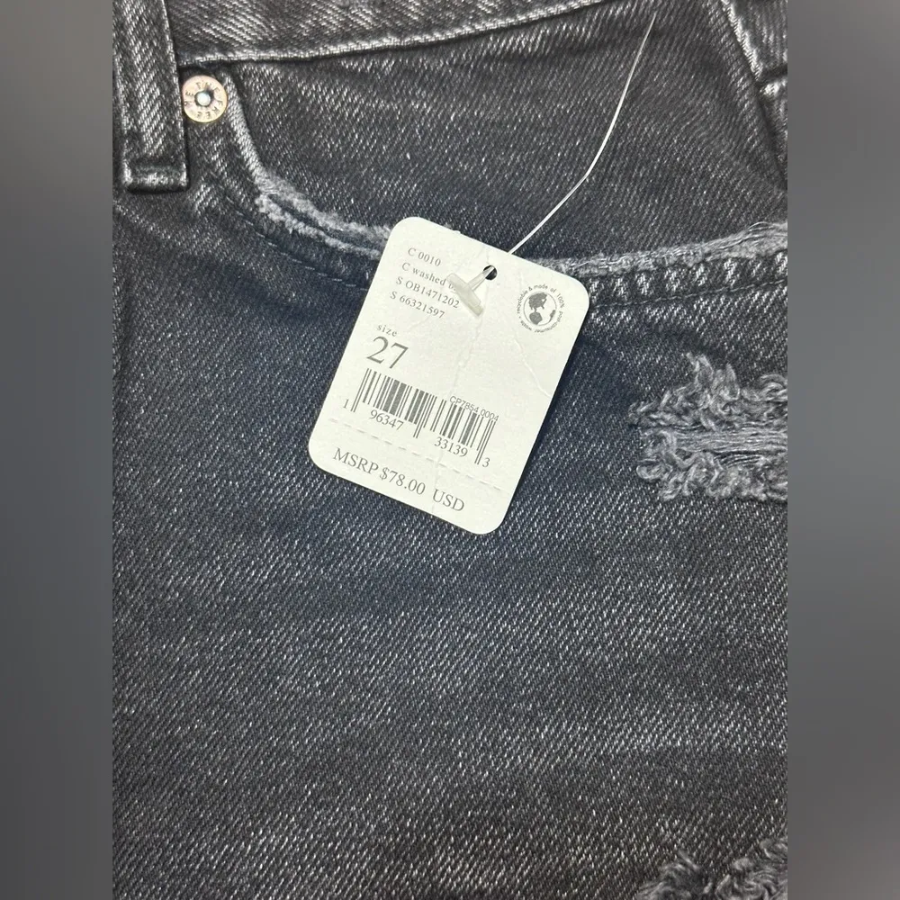 #121 NWT Free People Lasso Short in Washed Black - Image 8