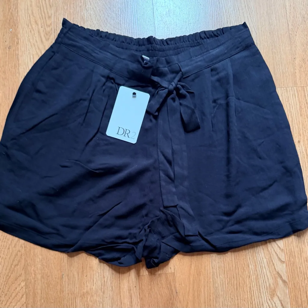 DR2 Women's High Waist Black Shorts Size M - Image 2