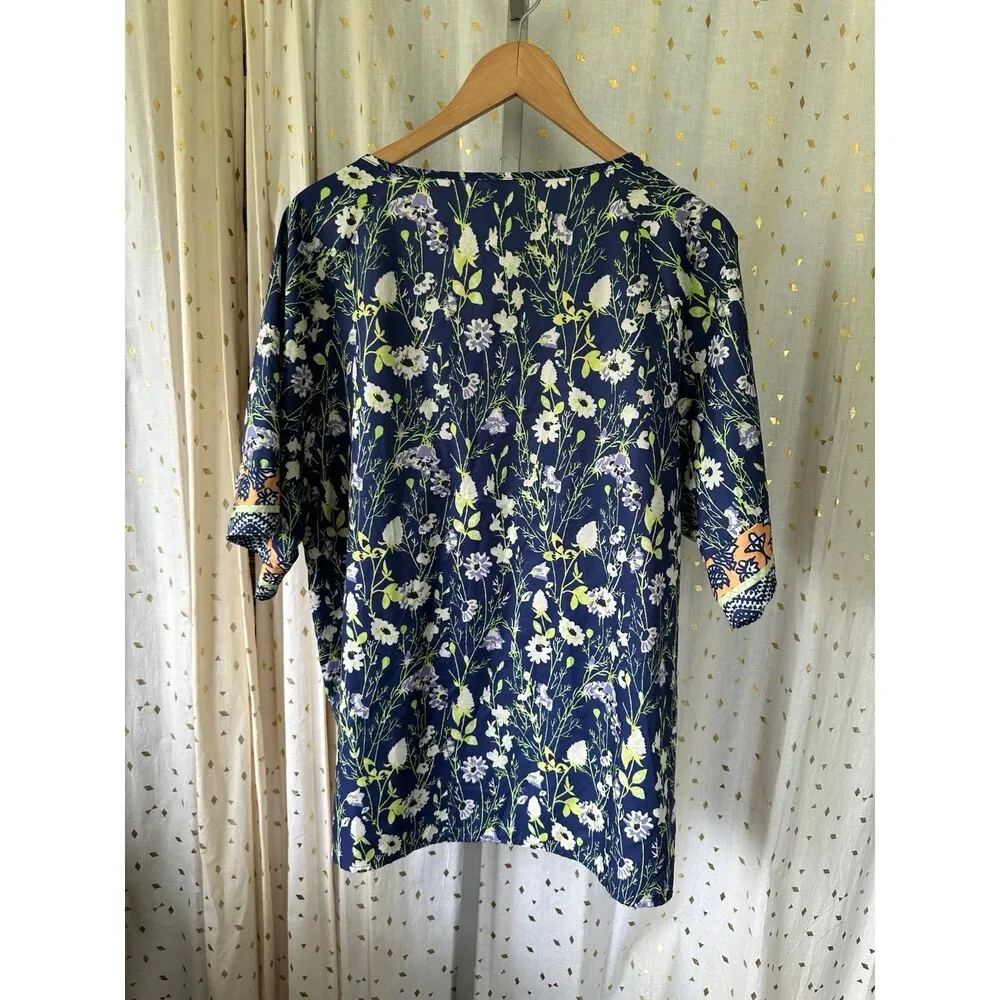 Noracora Peasant Boho Patchwork Floral V - Image 4