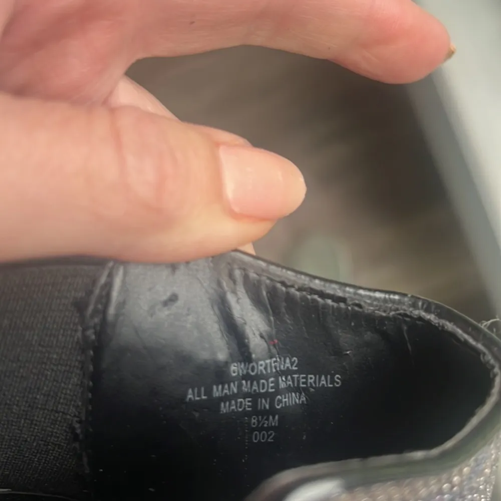 Guess  glitter heel booties sparkle sequin heeled boots sexy size 8.5 - Image 4