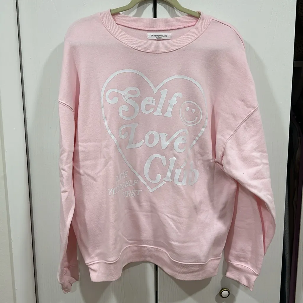 Self love club sweater Size M - Image 2