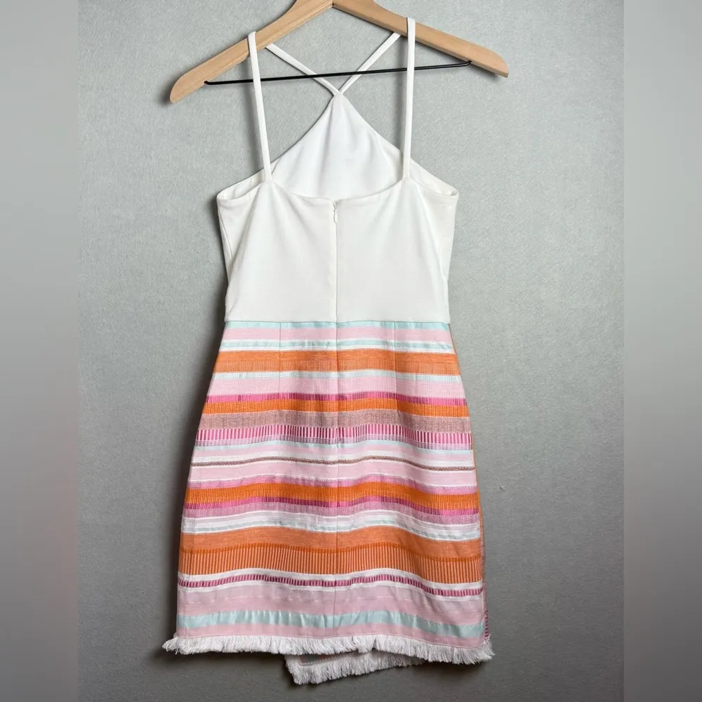Anthropologie Hutch Women’s Kalyn Halter Dress Multicolor Mixed Media EUC Size 0 - Image 2