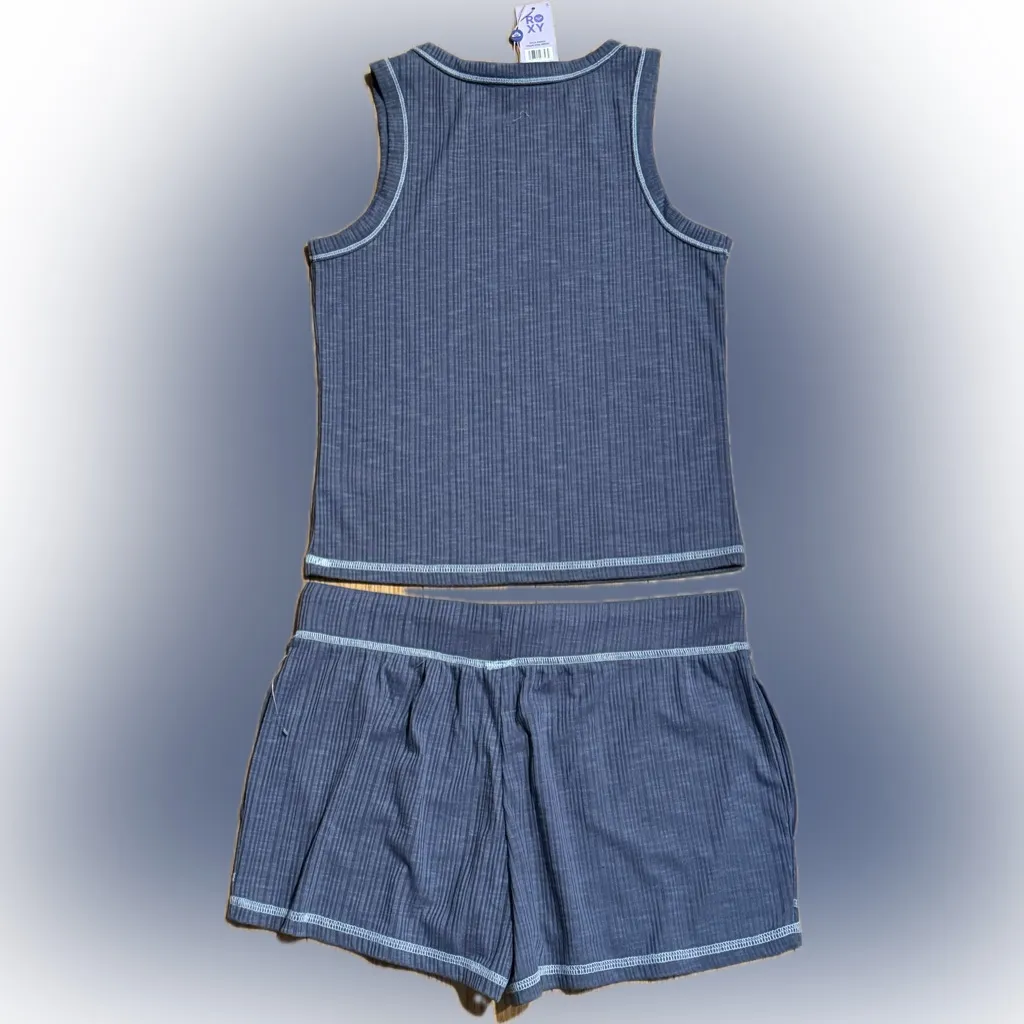 Roxy Tank Top and Shorts Pajamas Lounge Set - Image 2