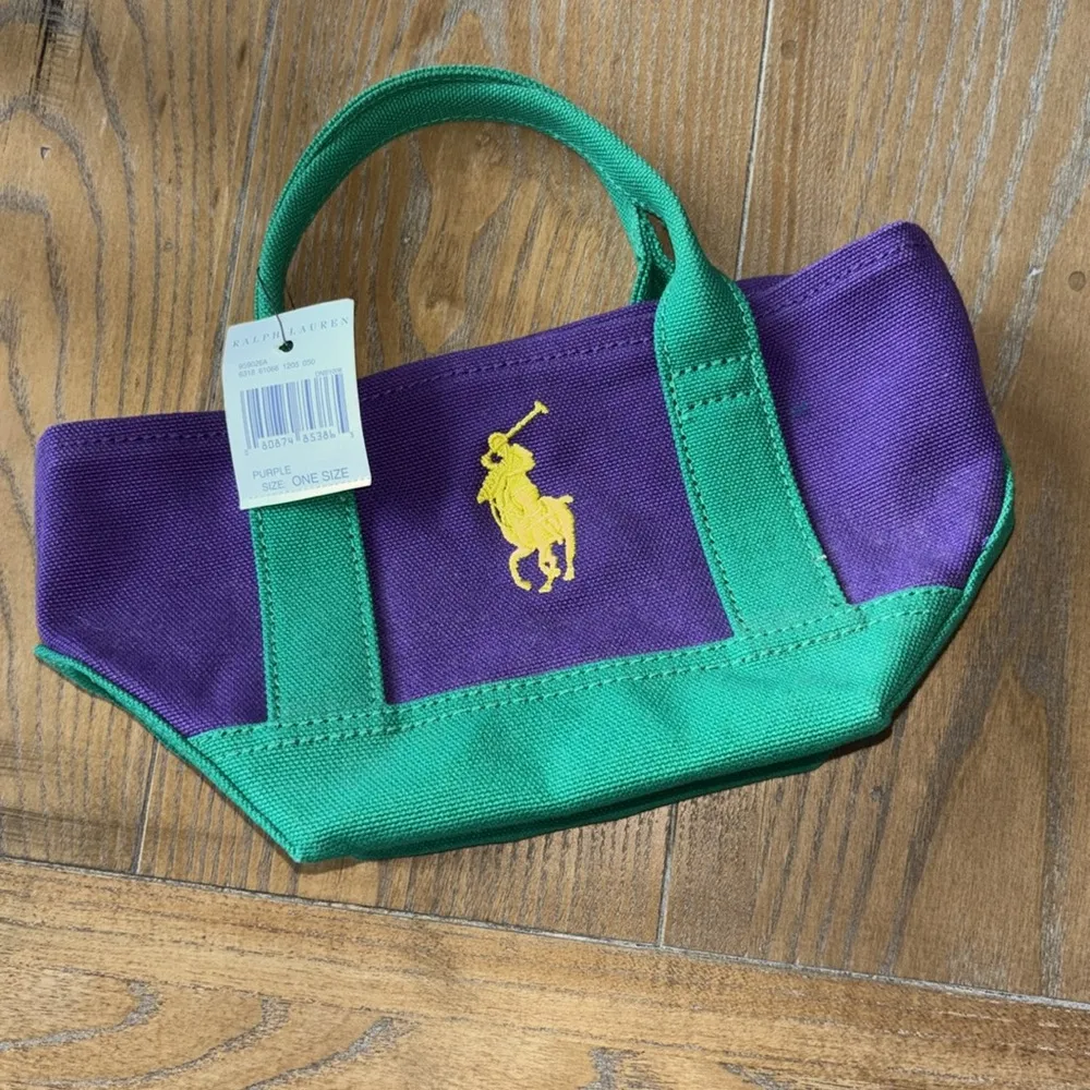 Ralph Lauren Canvas Mini Tote Bag - Image 5