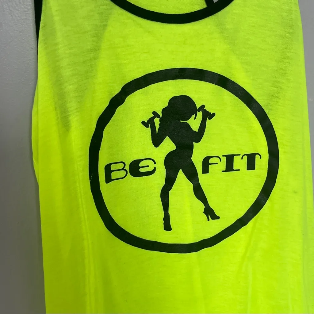 Exist  Neon Yellow Tank Top - Image 3