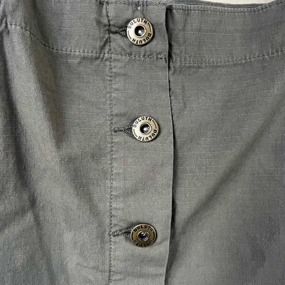 Duluth Trading Company Shop Square Jumper Gray Size L - Image 5