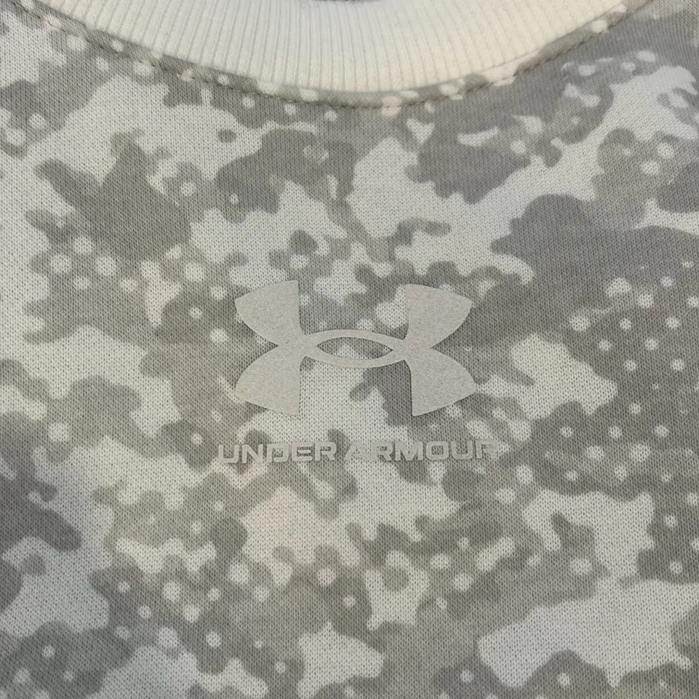 Under Armour rival fleece grey camo long sleeve crewneck sweatshirt - Image 10