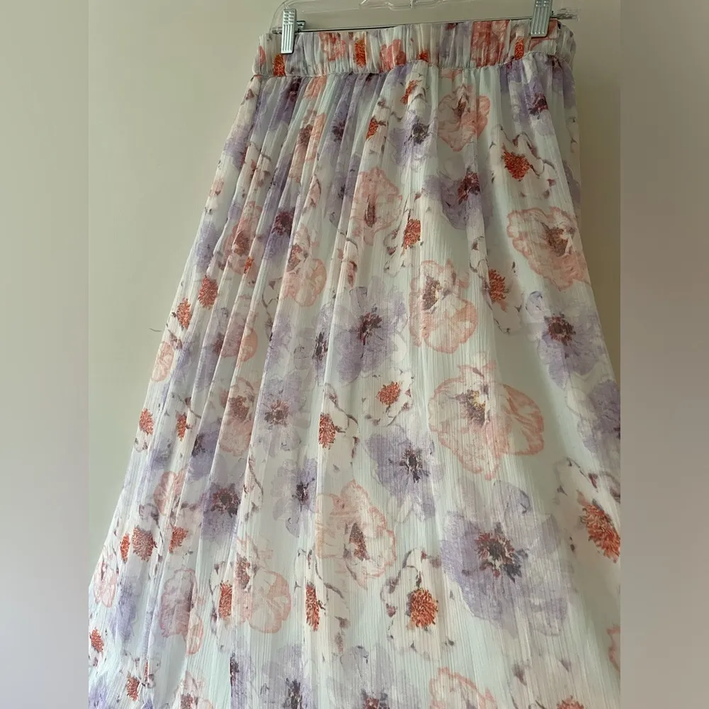 Zara Trafaluc Spring Floral Maxi Skirt - Image 2