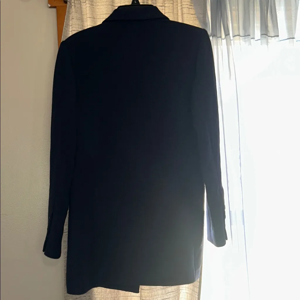 Halogen Women's Navy Double-Breasted Blazer - Image 6