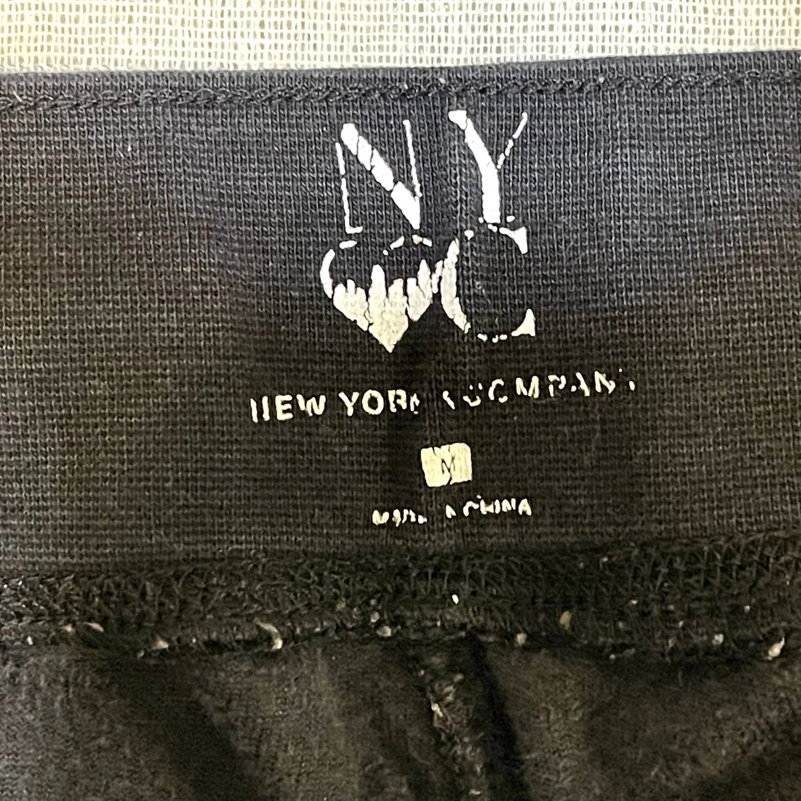 New York & Company | Black Velour Drawstring Pants | Medium Tall - Image 5