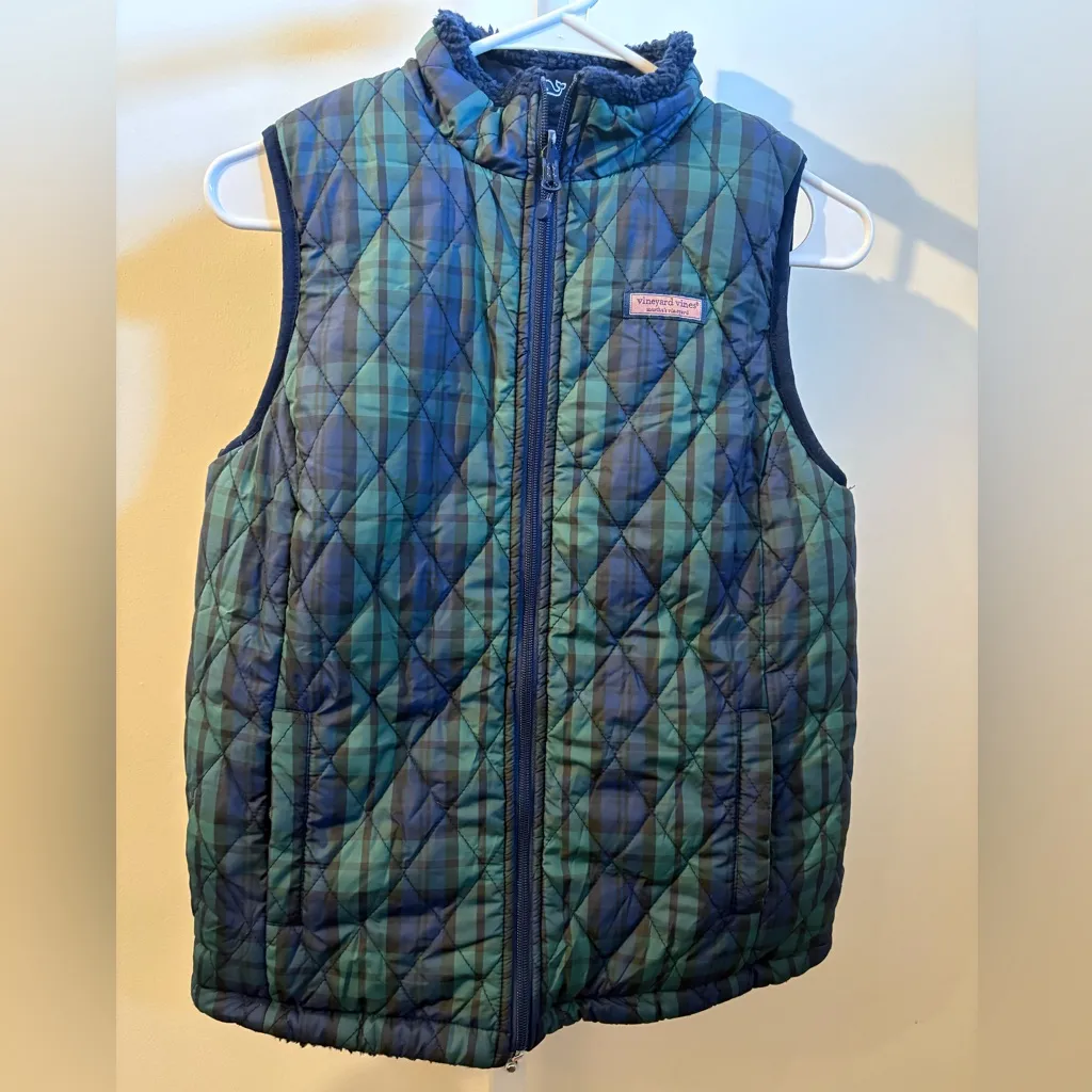 Vineyard Vines Midnight Blue Fleece Jacket - Image 3