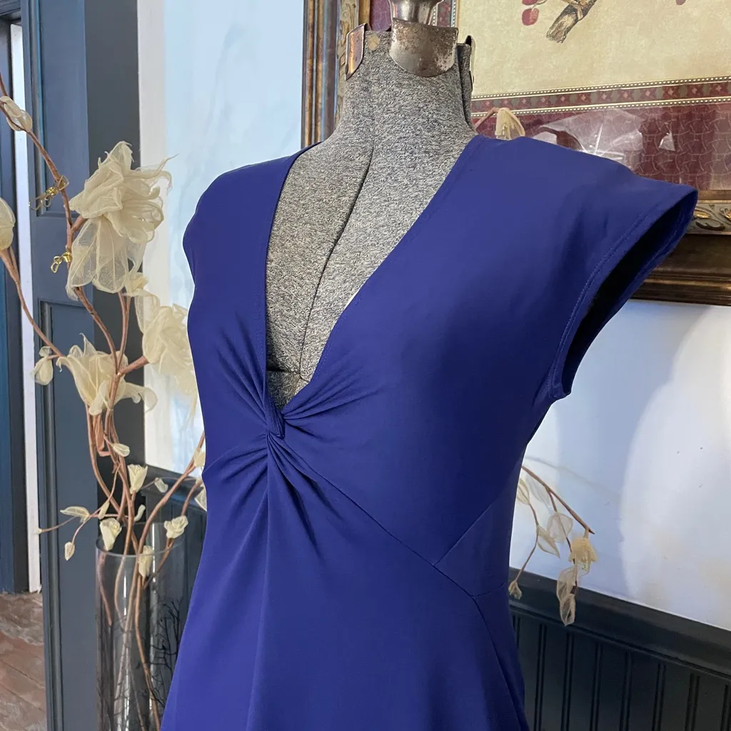 Patagonia Bandha Dress Cap Sleeve Twist Bodice Royal Blue Gorpcore - Sz M 💚🎀 - Image 4