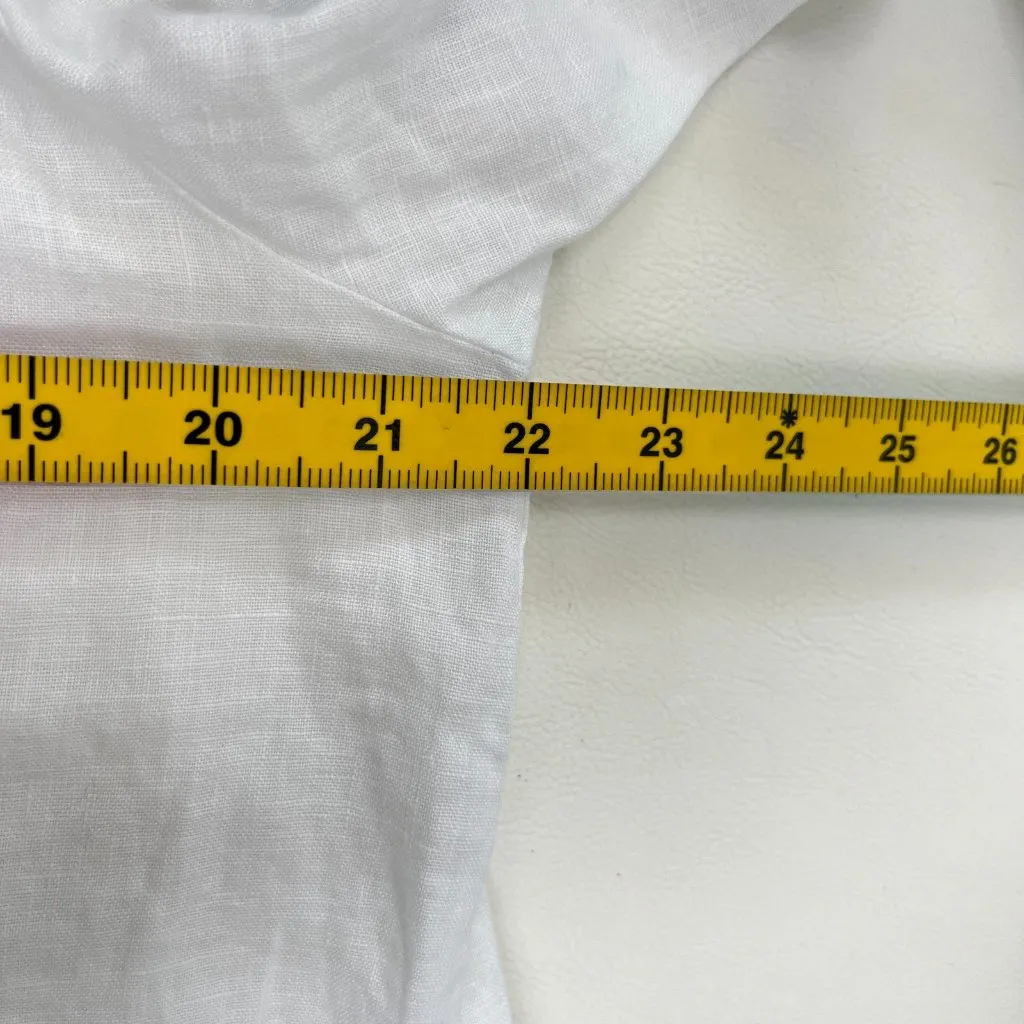 NWOT Johnny Was Linen Embroidered Floral Boho Long Sleeves Jacket Coat Sz M - Image 11