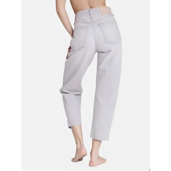 Rag &‎ Bone 90s High Rise Jean in Anchor (Light Grey) Size 31/12 NWT $275 - Image 3