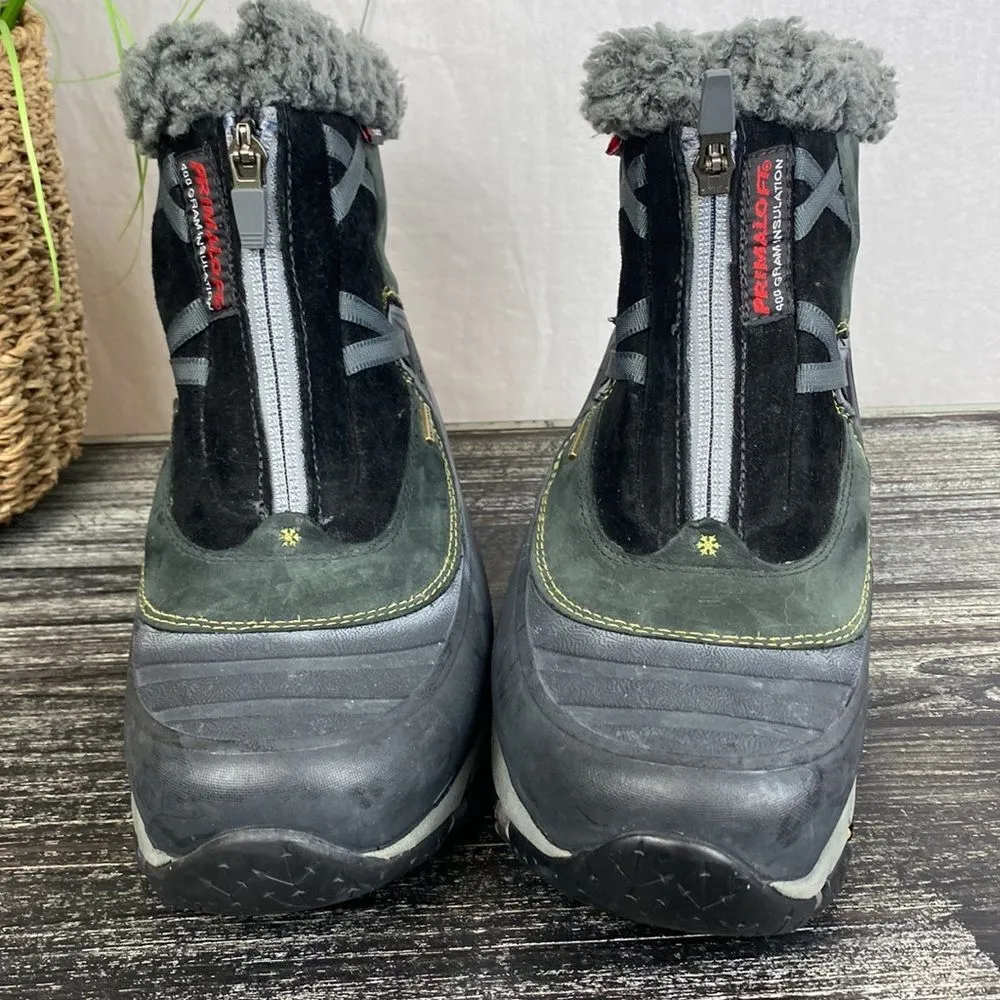 Merrell Black Winterlude Polartec Fleece Lined Zip Up Waterproof Ankle Boot 7 - Image 2