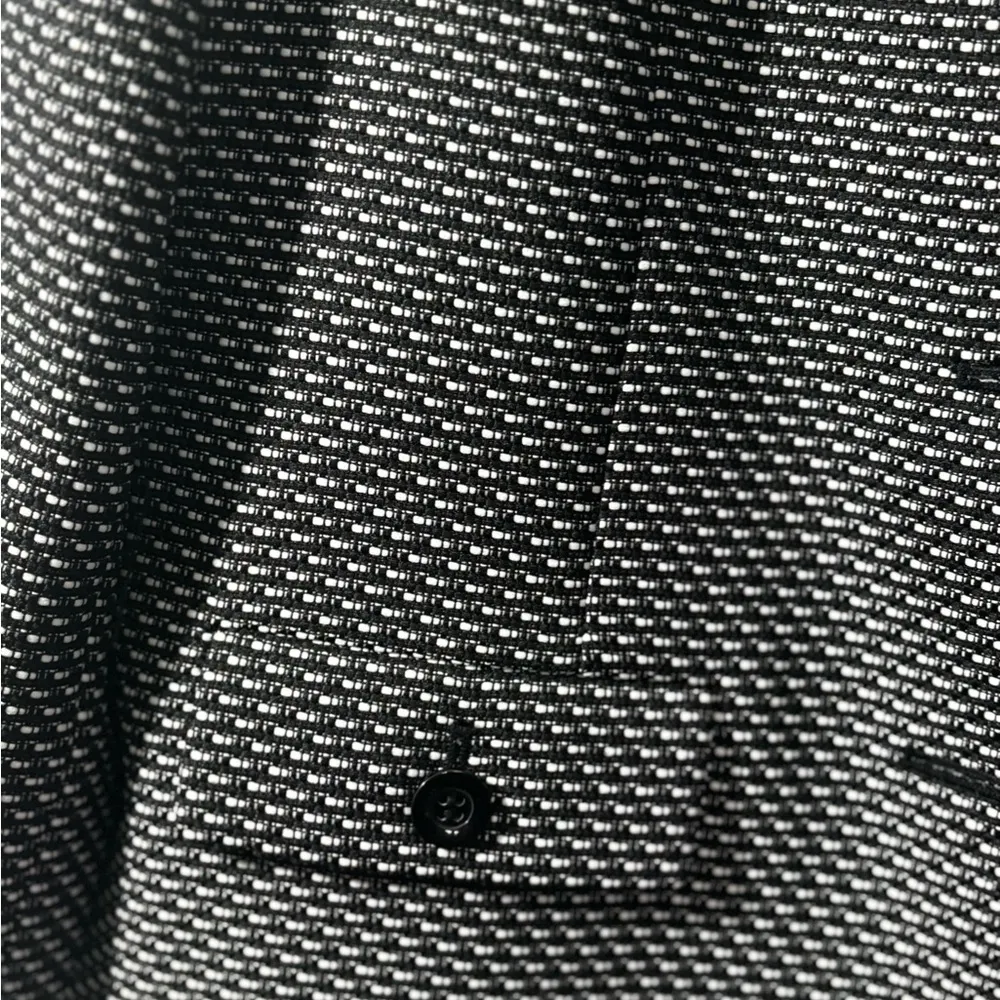 Ann Taylor Dress Size XS Black Ivory Abstract Faux Wrap 3/4 Sleeve Career - Image 6