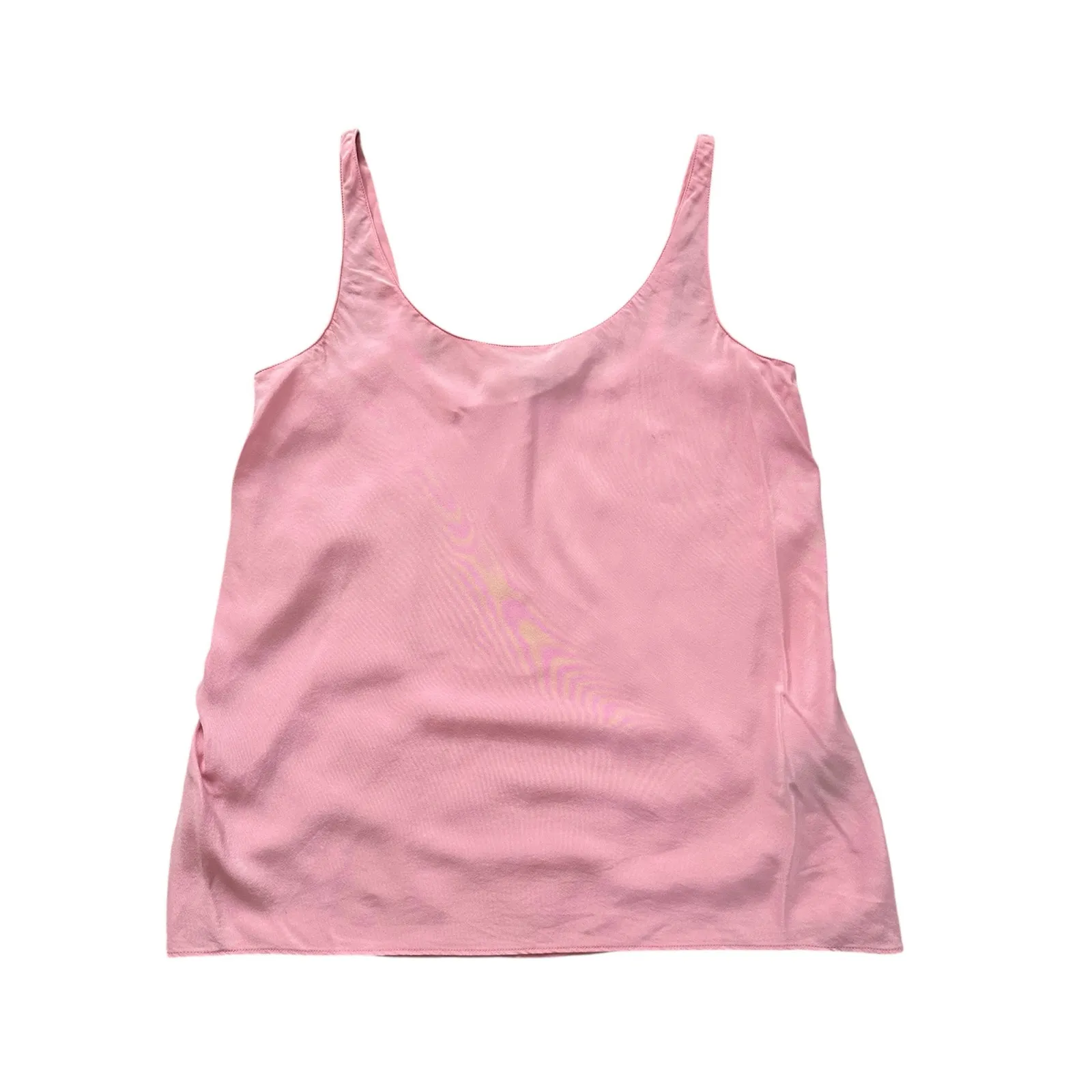 Tibi light pink silk tank top size 4 - Image 13