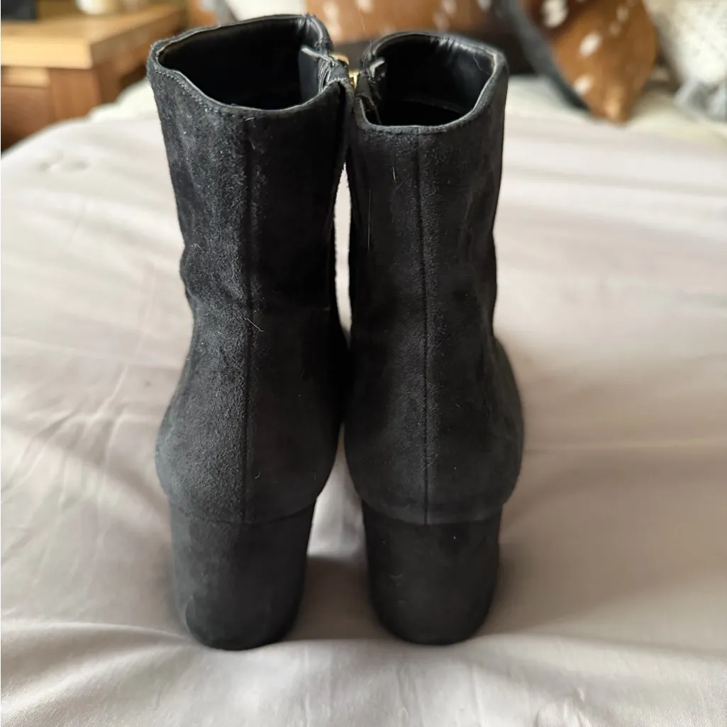 Sam Edelman  Black Suede Ankle Booties - Image 2
