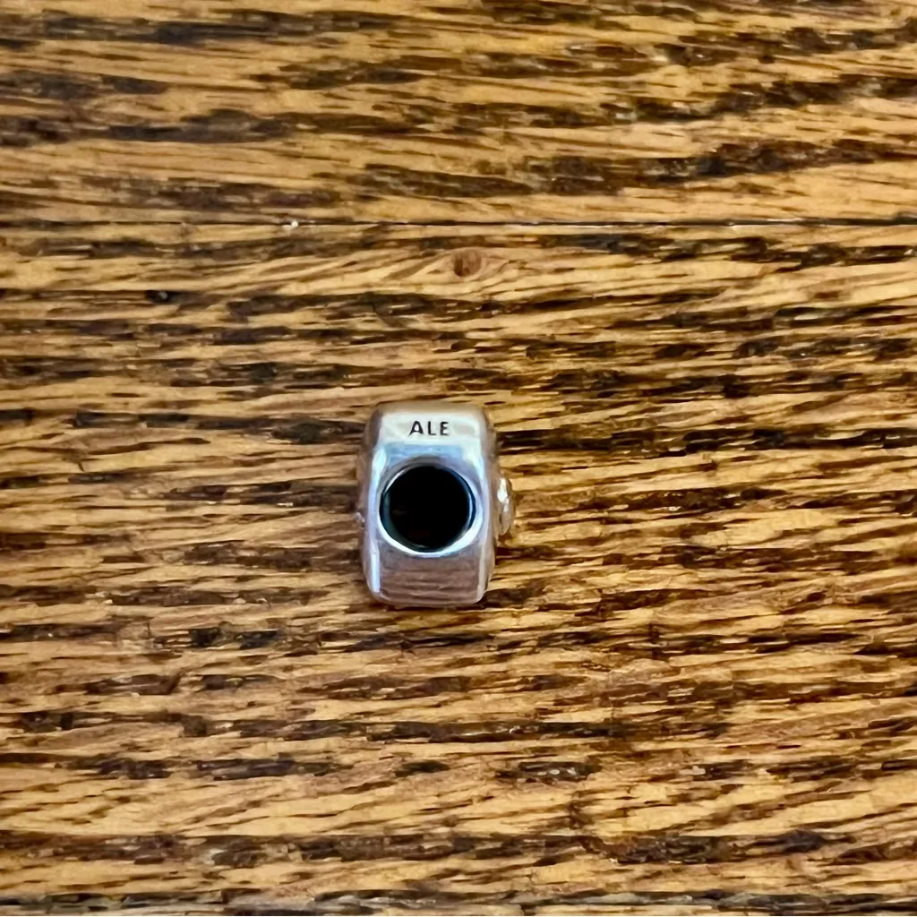 Pandora Moments Charm - Happy Anniversary with Gold Heart S925/14k 791290 - Image 6