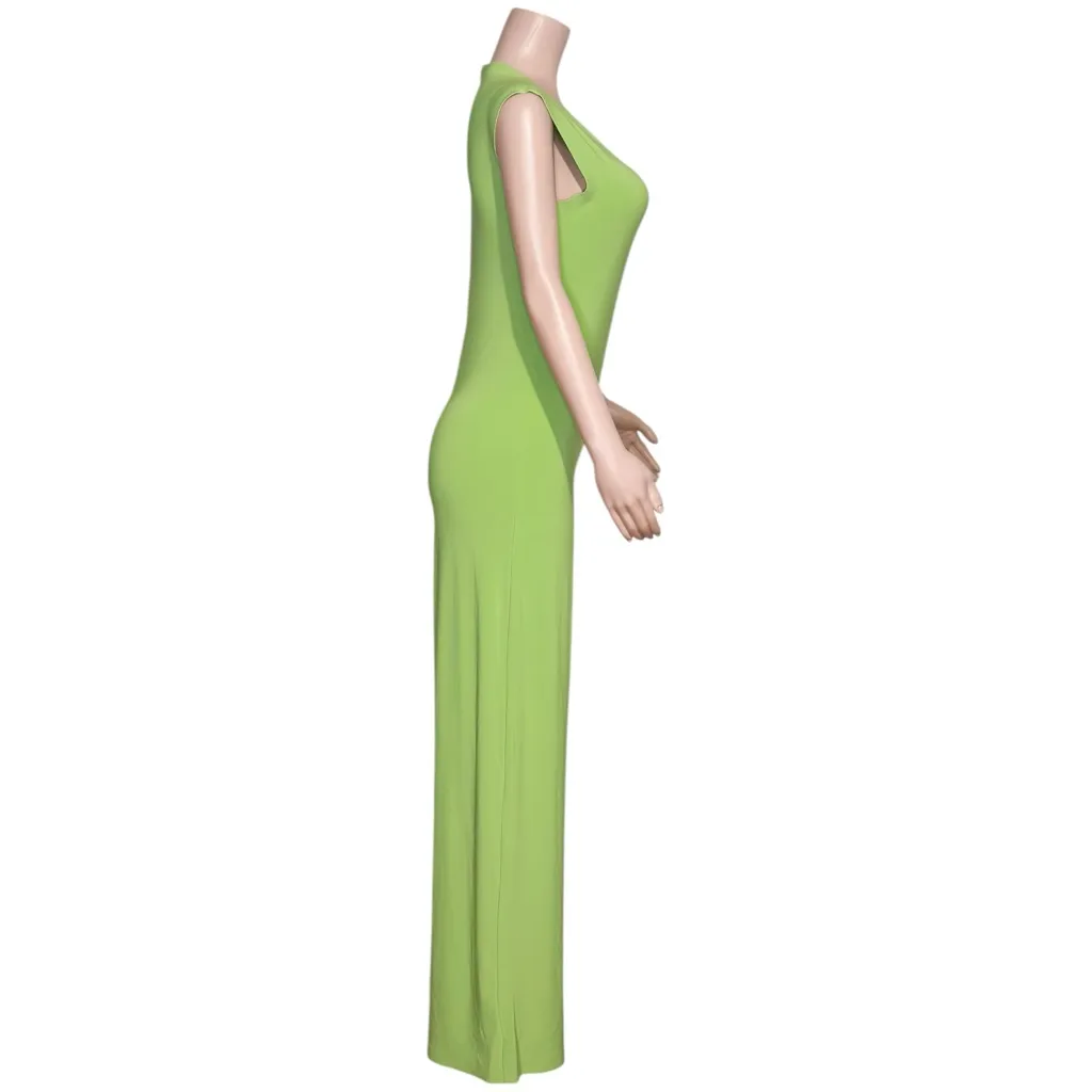 NORMA KAMALI Sleeveless Jumpsuit, Gemini Green, Medium - Image 11