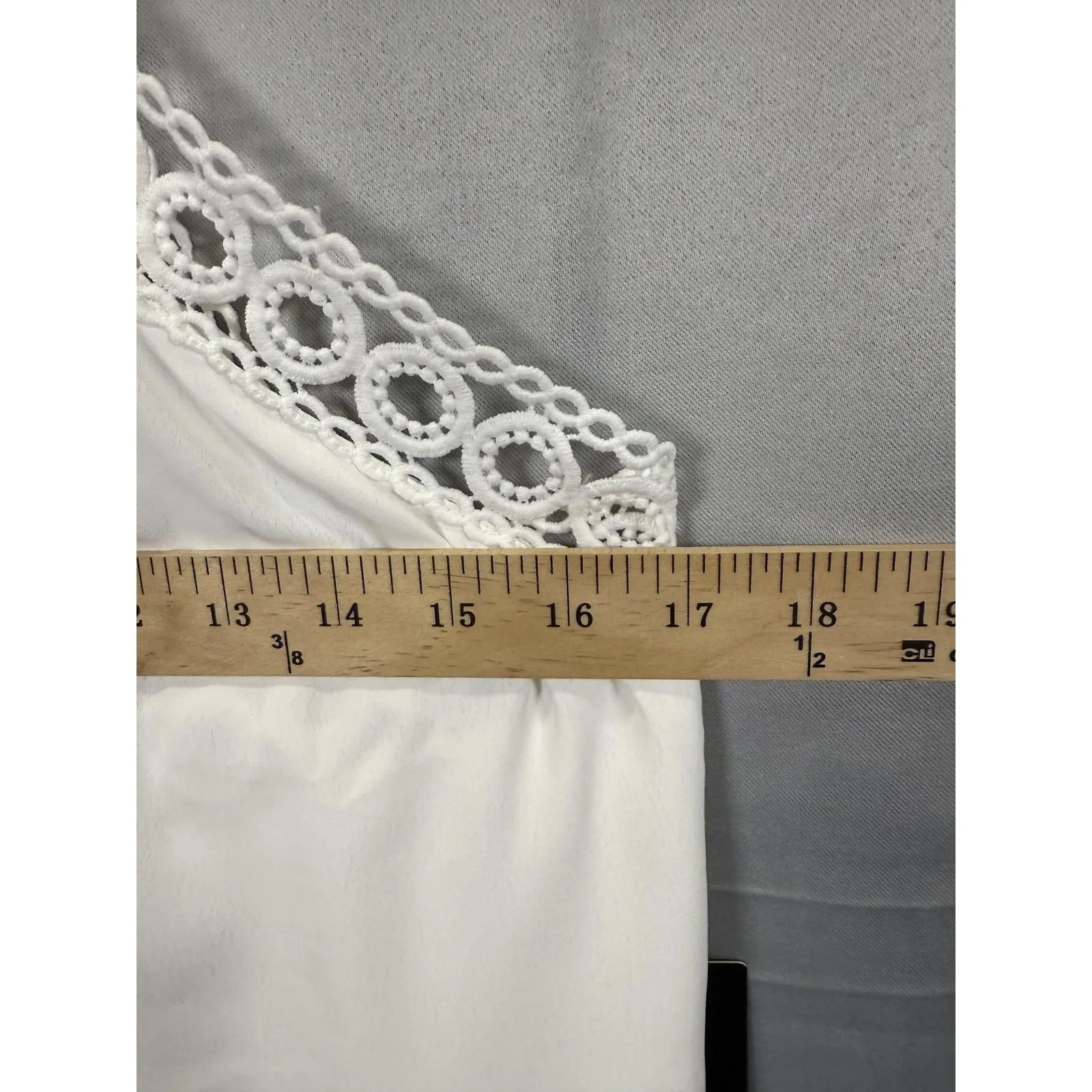 Lulus Halter Top Womens Medium White Lace High Neck Sleeveless Dressy Blouse‎ - Image 10