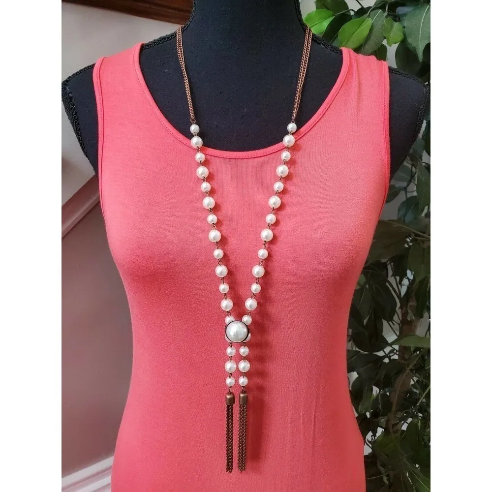 Good Luck GEM Women's Coral Rayon Maxi Dress Sz XS - Image 2