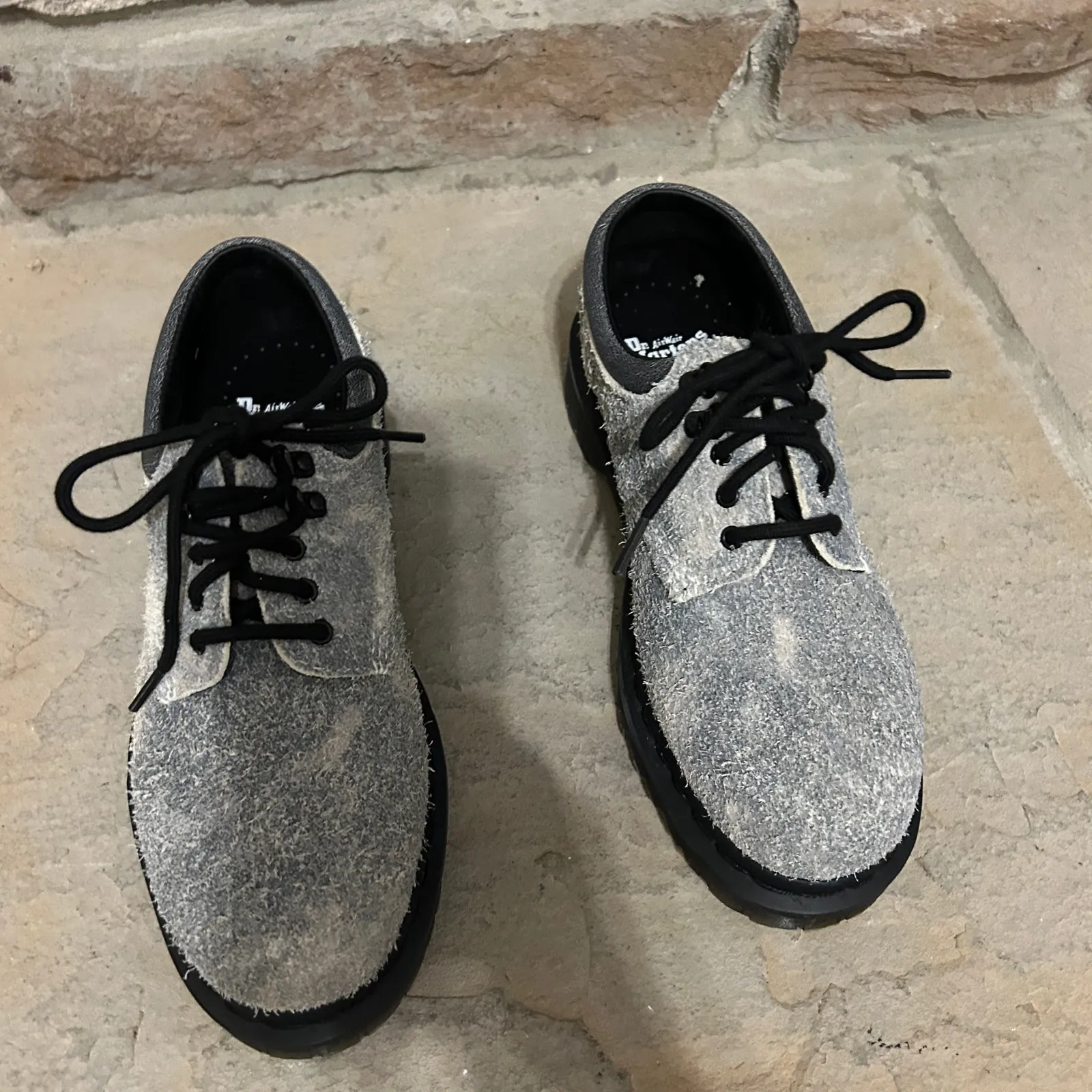 NEW Dr. Martens 8053 Stonewashed Suede Casual Shoes in Grey Men’s 8 | 7 Women’s - Image 14