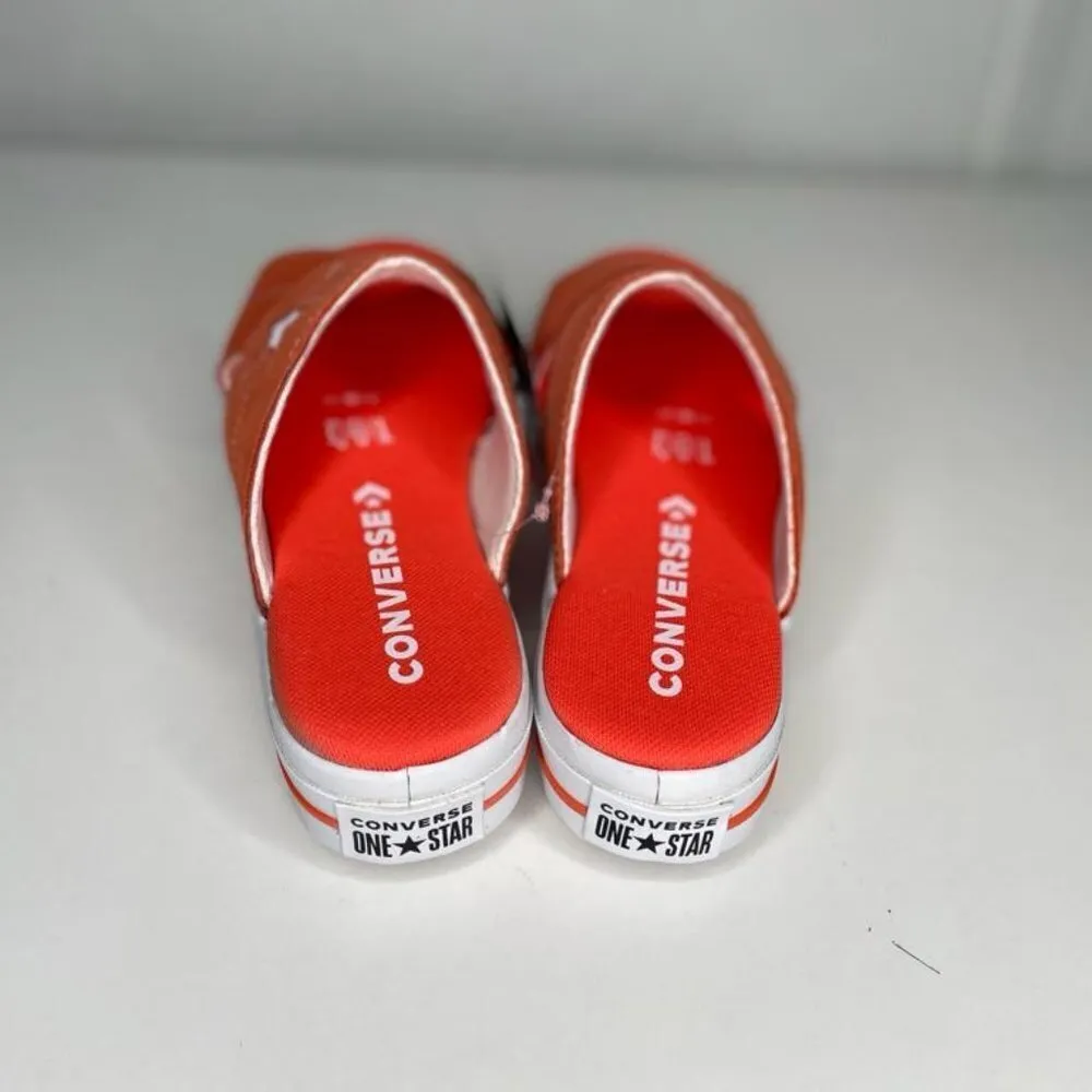 Converse One Star Orange Slip On Women's Sandals Size 6 - Image 7