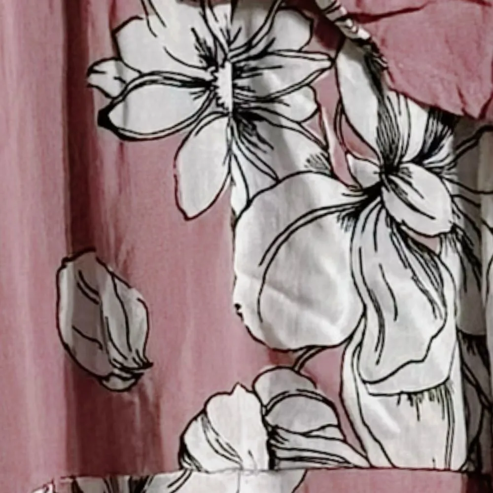 Love Fire Pink Ruffled Asymmetrical‎ Sundress Size undefined - Image 2