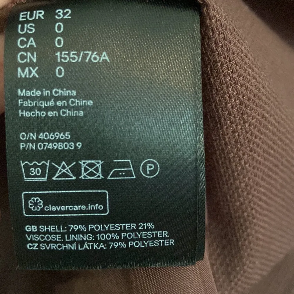 H&M - Brown Blazer Size 0 - Image 4