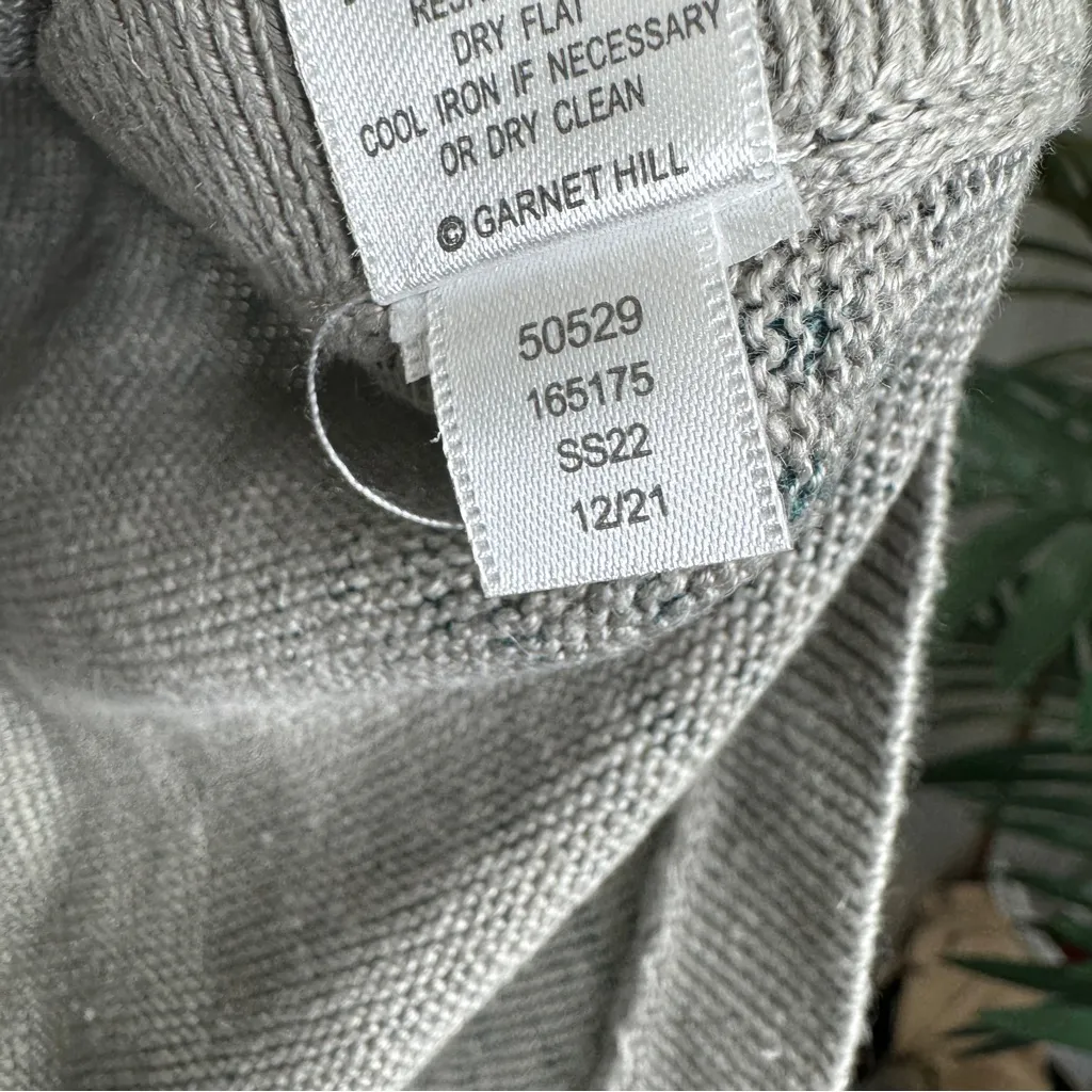 Garnet Hill NWT  Haiku Linen Sweater size S Small NEW - Image 10
