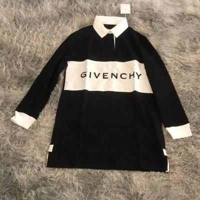 New Authentic GIVENCHY Logo-Print Cotton Mini Dress size S - Image 2
