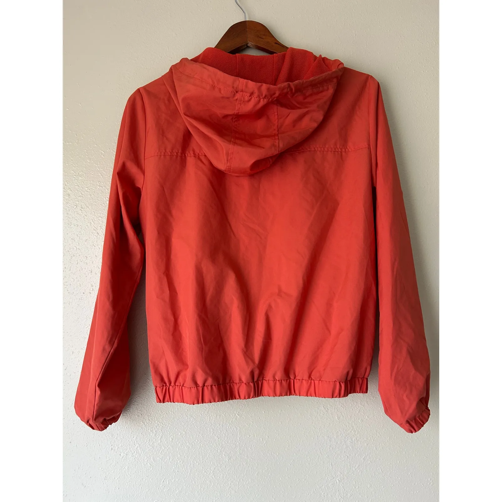 Vans  Orange Easy Box Windbreaker Jacket Size XS - Image 6