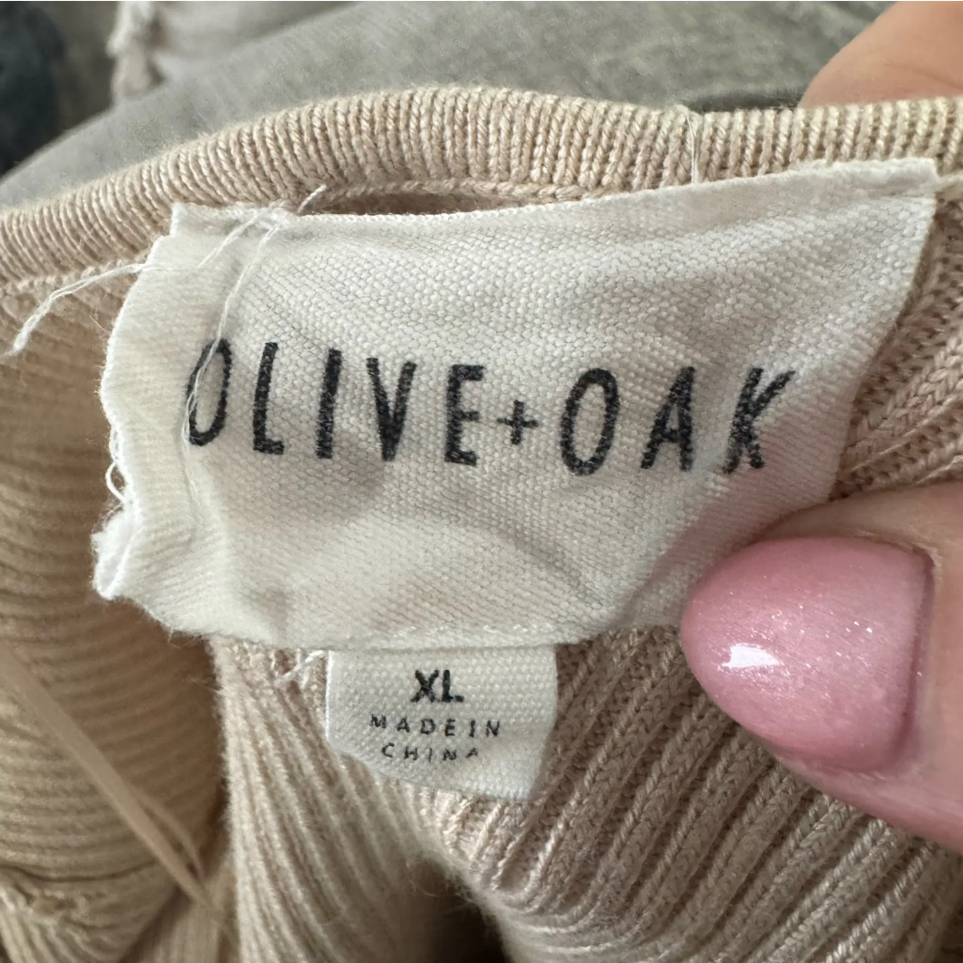 Olive‎ + Oak cropped sweater XL - Image 6