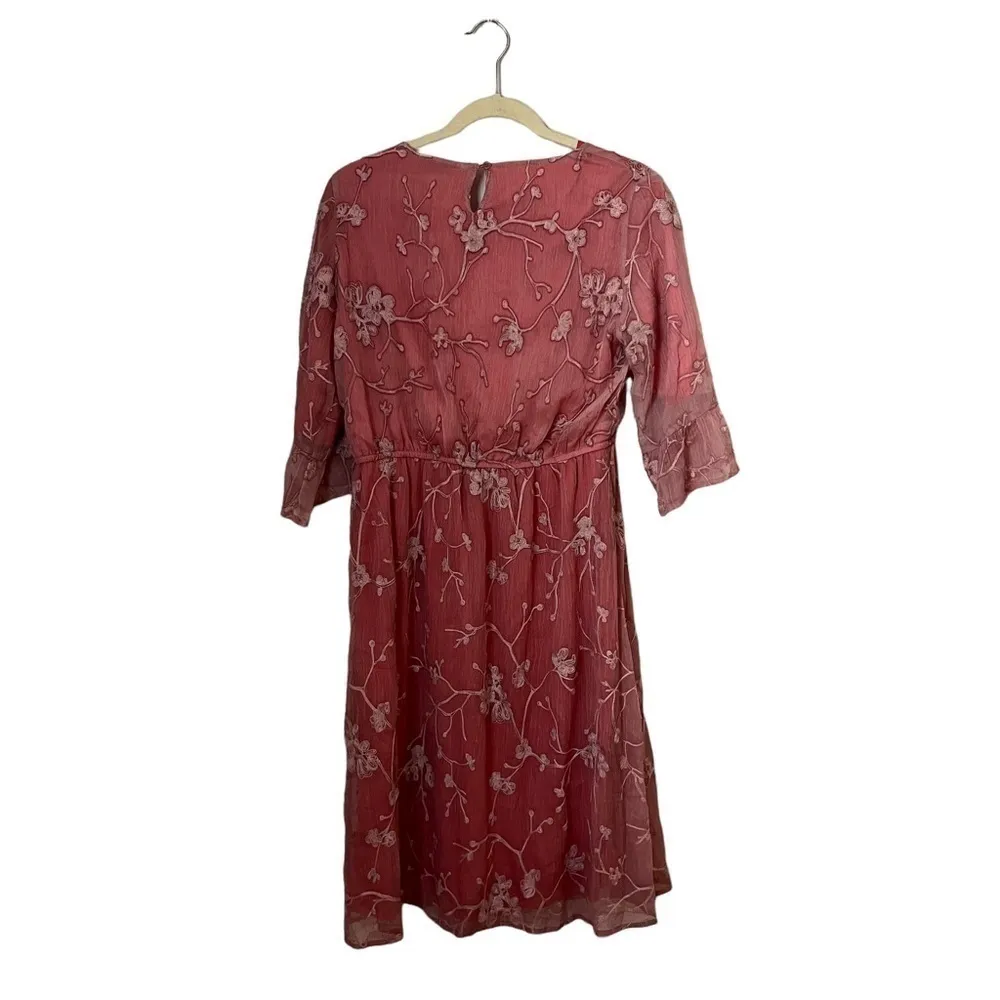 Piper & Scoot: The Taylee Lace Ruffle
Dress in Mauve, New With Tags - Image 3