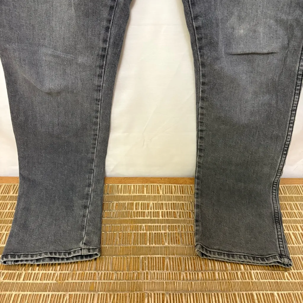 Zara Slim Full Length Gray Jeans Size‎ 6 - Image 3