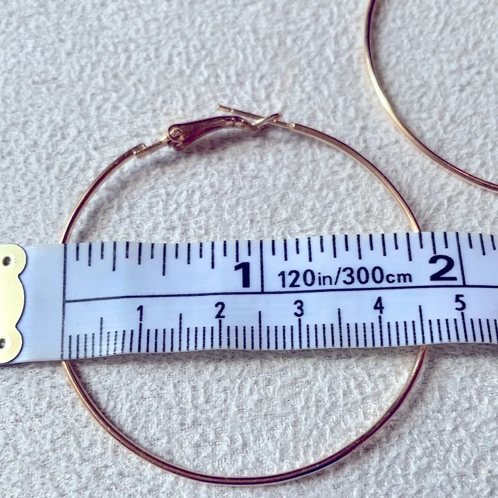 NEW Gold hoops - Image 4