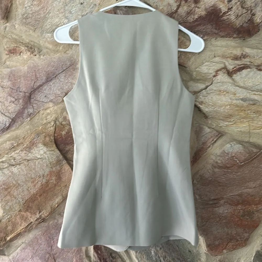 Commense Button Split Sleeveless Pants Set size small Gray - Image 4