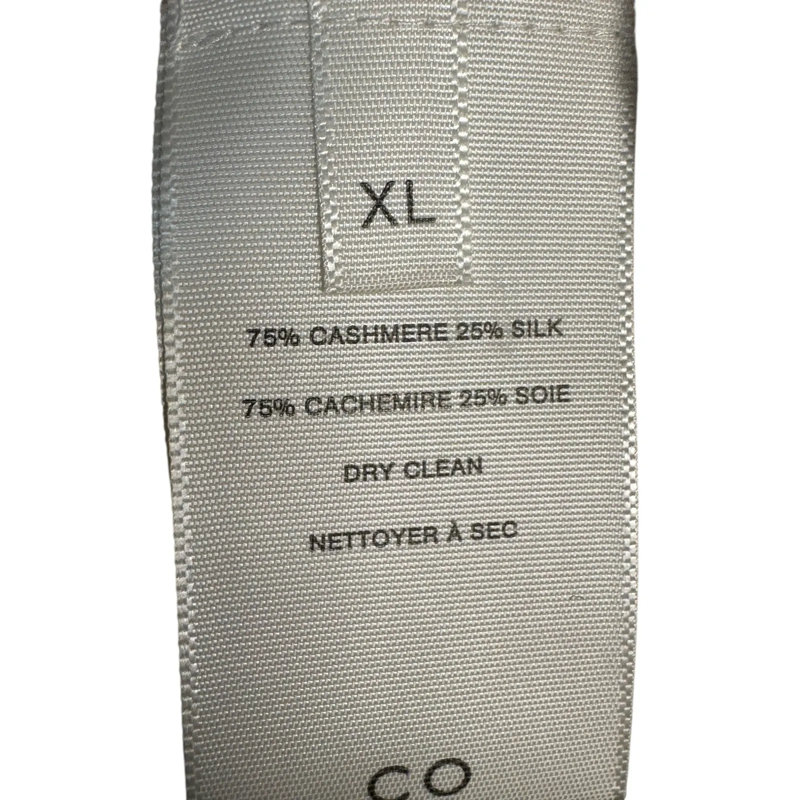 Co NWT Cashmere/Silk Blend Short Sleeve Sweater in Sand Size XL Tan - Image 10