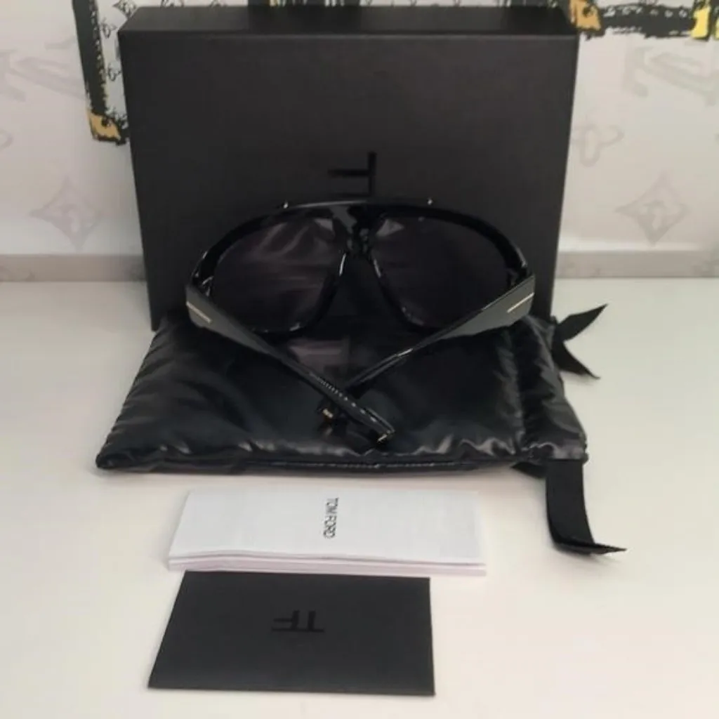 NEW Tom Ford Linden FT1094/S Sunglasses – Shiny Black / Pink – Full Packaging - Image 10