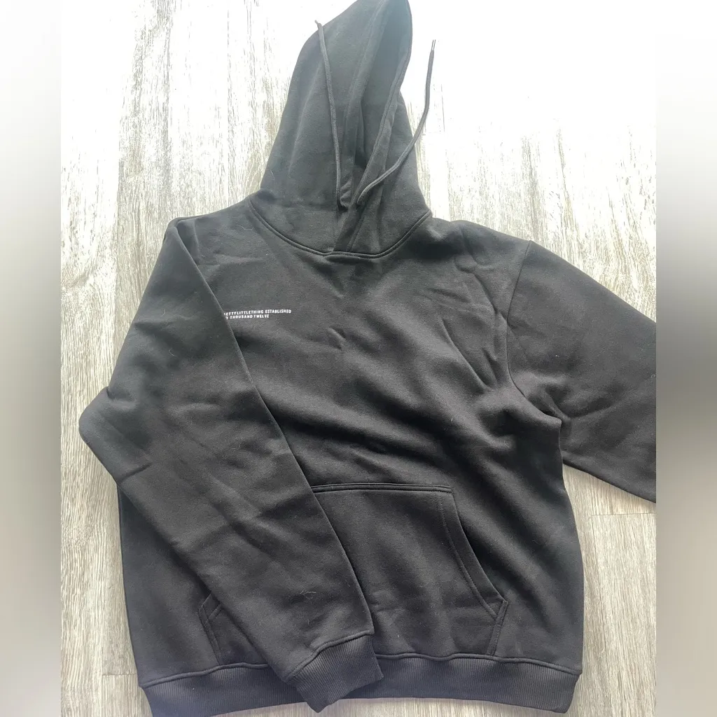 NWT PLT BLACK  JOGGERS & HOODIE SET M - Image 7