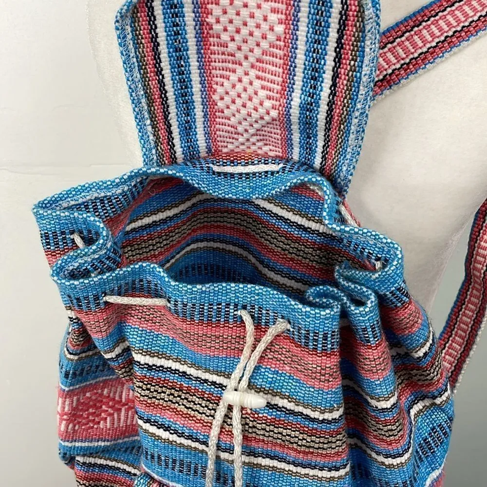 Pinzon Canvas Boho Aztec Backpack - Image 4