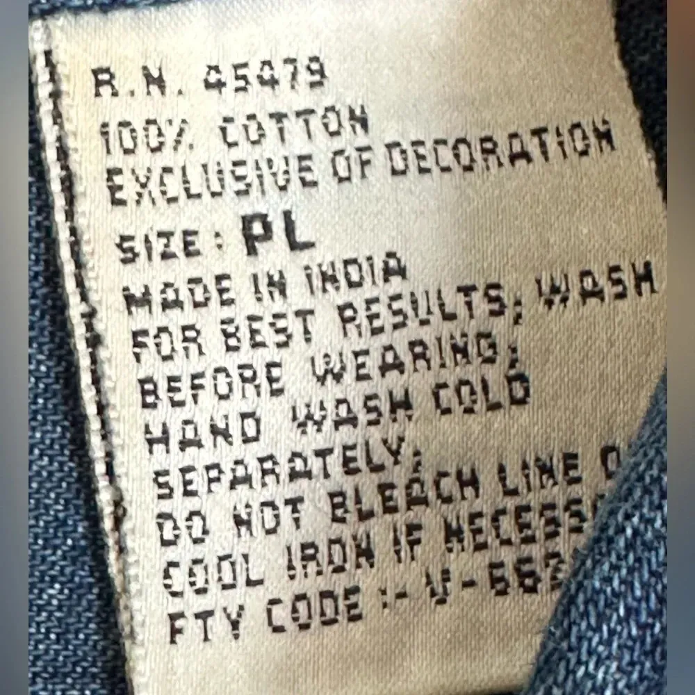 Petite Sophisticate & Co. Vintage Fall Denim Shirt (Y8) - Image 4