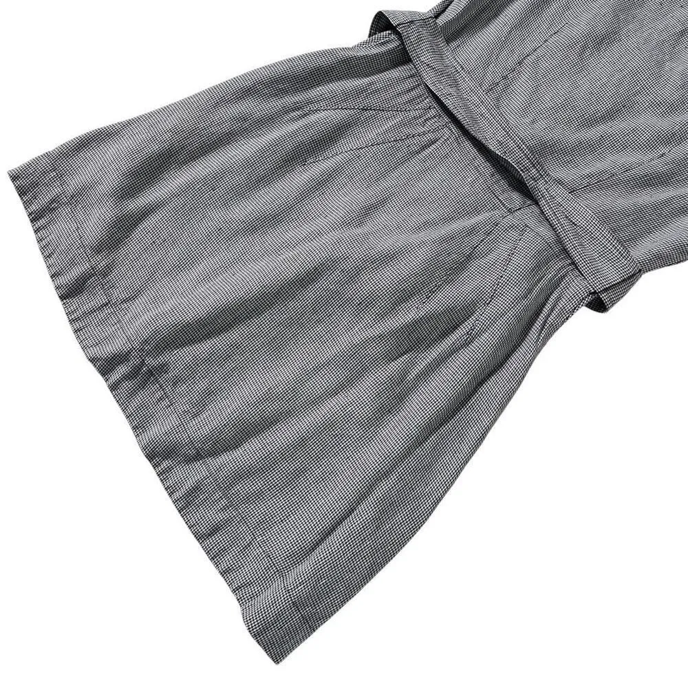 MATTHEW BRUCH Apron Mini‎ Dress in Black Repaired Size M - Image 11