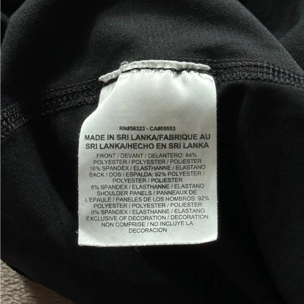 Nike pro women’s black tank top pull‎ over light weight size  small - Image 4